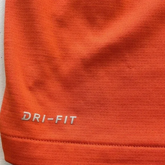 Nike Oregon Beavers Golf Polo Shirt Mens Small Orange NCAA Football Dri Fit - Picture 6 of 9